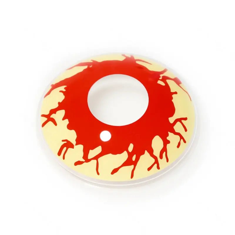 ComicPie Yellowish Bloodshot Eye Cosplay&Halloween Colored Contact Lenses RY389 - ComicPie