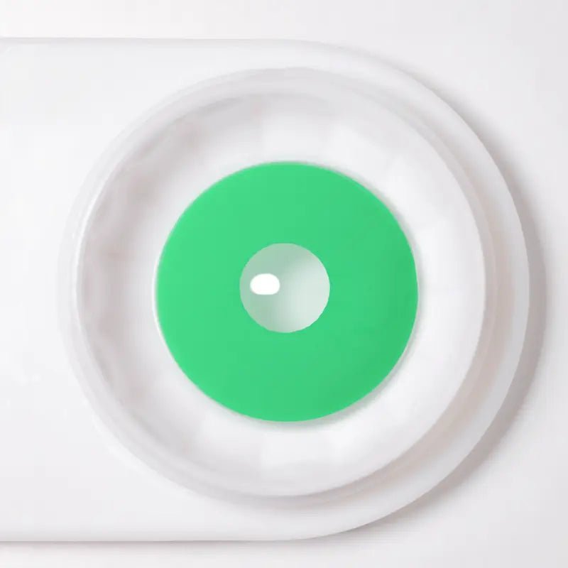 Comicpie&Pseyeche UV Glow Green Cosplay&Halloween Colored Contact Lenses G1453 - ComicPie