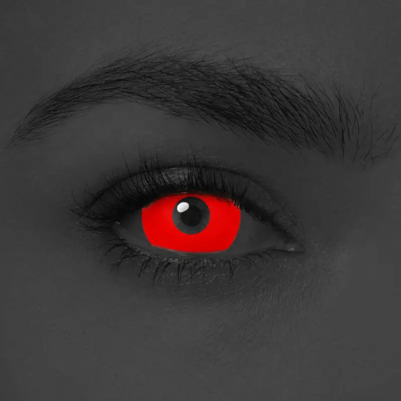 Comicpie&Pseyeche UV Glow Red Cosplay&Halloween Colored Contact Lenses G1451 - ComicPie