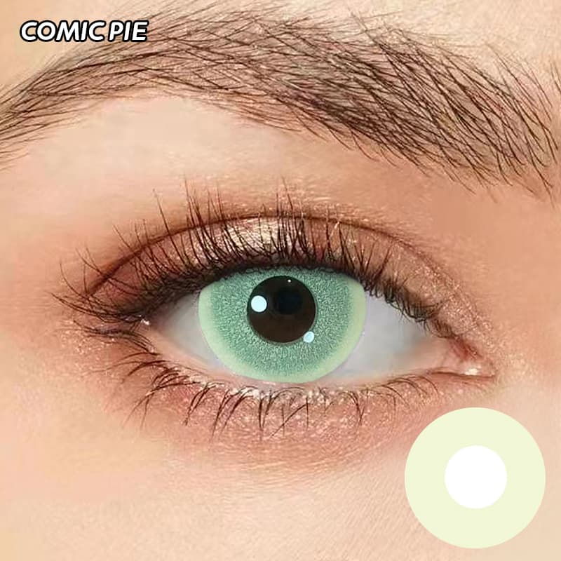 Comicpie&UV Glow Colored Contact Lenses Cosplay&Halloween F3 Yellow - ComicPie